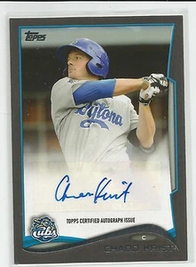 Autógrafo debut profesional de Chadd Krist de los Chicago Cubs 2014 Topps - Imagen 1 de 1