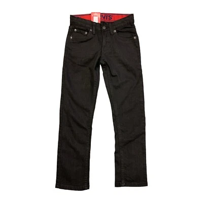 Jean de mezclilla recto cintura ajustable elástico flexible ajustado Levi's para jóvenes Foto 1 de 3