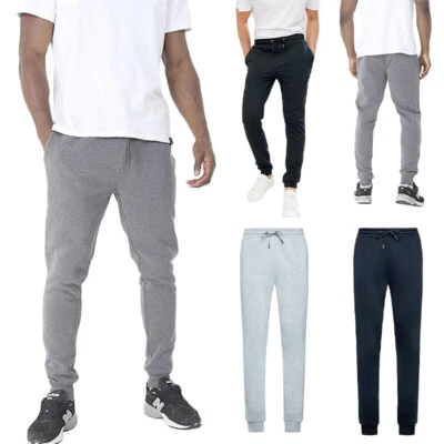 BRAVE SOUL Mens Joggers Fleece Bottoms Casual Gym Cuffed Sweatpants Trousers NEW - Image 1 of 4