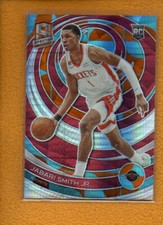 Jabari Smith Jr. 2022-23 Panini Spectra Rookie Asia Blue & Orange Prizm RC /49