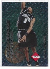 1996-97 COLLECTORS EDGE ROOKIE RAGE GOLD #19 ALLEN IVERSON - PHILADELPHIA 76ers 