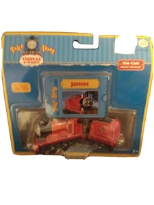 Thomas the Tank Engine James red engine with coal tender NEW on card Die-Cast - Picture 1 of 1