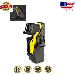 Compact Black Taser 7 Holster - Left-Hand Snap Closure & Versatile Use - Picture 1 of 3