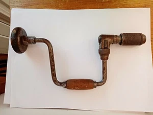 Vintage Stanley 10" No 923 Brace made in USA including drills - Picture 1 of 3