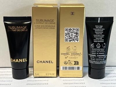 2 x Chanel Sublimage L'EXTRAIT DE CREME Ultimate восстанавливающий крем 5 мл / 0,17 унц каждый - Изображение 1 из 2