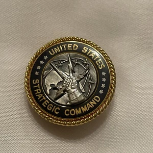 Authentic United States Strategic Command Badge High Quality Thick Heavy VHTF - Picture 1 of 5