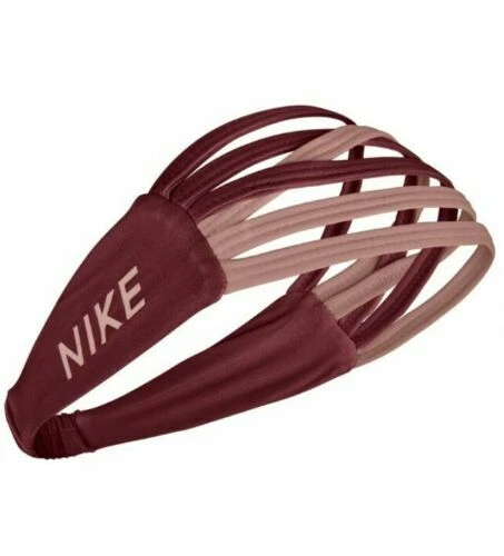 Nike Strappy Headband Particle Grey/Psychic Blue Adult Unisex
