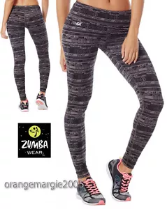 ZUMBA So-Schmeichelhaft-Peace-Love lange LEGGINGS - 4-Wege Stretch-Umarmungen & Flach Bauch - Bild 1 von 5