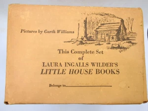 SET 9 Laura Ingalls Wilder's Little House Nooks W BOOK SET BOX Kids Bedtime AN12 - Picture 1 of 6