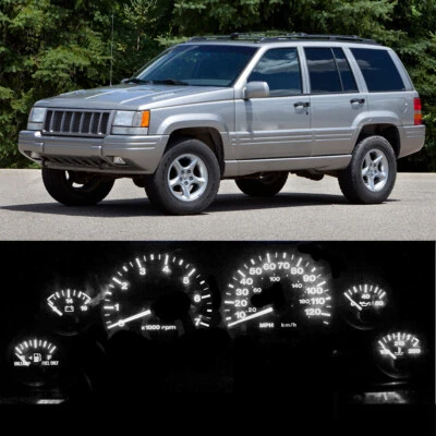 Kit de bombillas LED blancas calibre tablero para Jeep Grand Cherokee ZJ 93-98 Foto 1 de 4