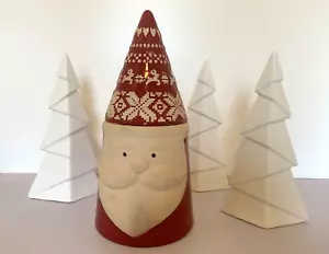 Barattolo in ceramica Babbo Natale Babbo Natale trattamento biscotti botte biscotti. Decorazione - Foto 1 di 9