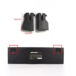 Para teclado Logitech G19 G19S 2 PIEZAS teclado negro soporte para patas pieza de reparación - Imagen 1 de 4