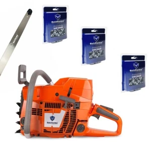 USA Holzfforma 93.6cc G395 Gasoline Chainsaw For Husqvarna 395XP+24in" Bar Chain - Picture 1 of 6
