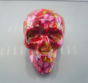 3.1" Rojo Cerámica Térmica Impresión Realista Calavera Cristal Curación 311 - Imagen 1 de 5