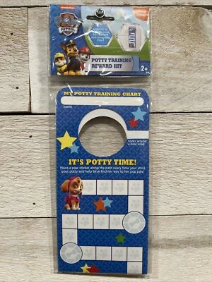 Набор наград для приучения к горшку Paw Patrol от Nickelodeon, версия для подвешивания на двери - Изображение 1 из 4