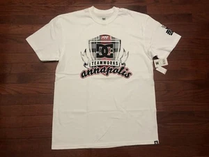 NEW DC SHOE CO. TEAMWORKS T SHIRT MENS LARGE TRAVIS PASTRANA ANNAPOLIS MD NWT - Picture 1 of 7