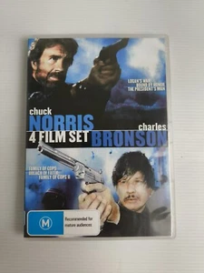 4 Films Charles Bronson Chuck Norris Logan’s War President’s Man Family Of Cops - Picture 1 of 2