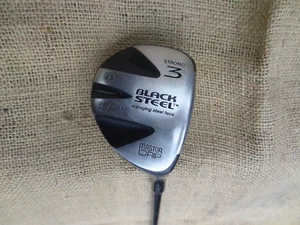 Master Grip BLACK STEEL Strong #3 Wood 13°⛳ Black Gold Graphite Senior - Picture 1 of 7