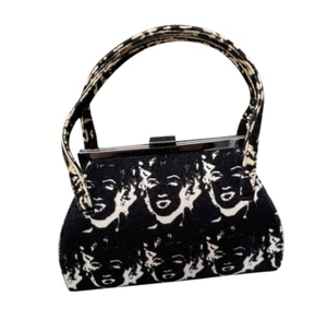 Marilyn Monroe Philip Treacy Velvet Handbag with dust bag NWT - Picture 1 of 9