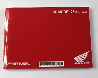 Genuine 2021-On Honda SH Mode 125 / FSH125 / English Owner's Manual 32K1NB00 - Image 1 of 4