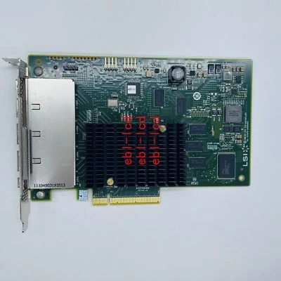 LSI SAS 9201-16e 6Gb/s 16-PORT SATA+SAS HOST BUS ADAPTER LSI00276 - Image 1 of 4