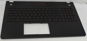 33Nj8Tcjnb0 ASUS Handauflage Top Cover mit Tastatur Hintergrundbeleuchtung N56Jr-1C "Klasse A" - Bild 1 von 1
