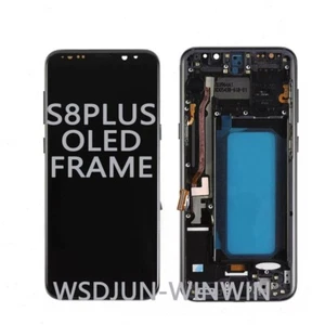Ecran tactile OLED d'origine pour Samsung Galaxy S8 Plus avec (cadre noir) - Photo 1 sur 7