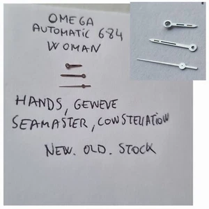 Omega Hands,automatic 684,woman,agujas Omega,lancette Omega 684,aiguilles Omega. - Picture 1 of 8