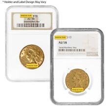 $10 Liberty Head Gold Eagle NGC AU 58 (Random Year)