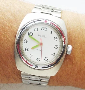 SOVIET RUSSIAN WOSTOK-AMPHIBIAN (KOMANDIRSKIE) MILITARY WATCH, BRACELET "VOSTOK" - Picture 1 of 12
