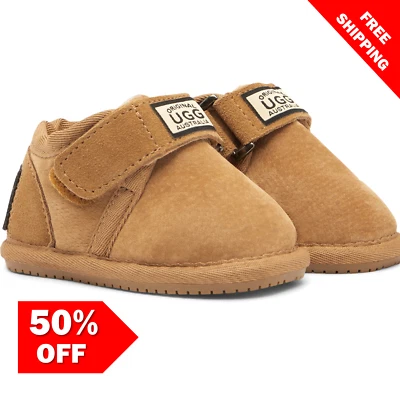 Originals Ugg Australia Sheepskin Slipper Baby Toddler Walker Boy Girl Nonslip - image 1 of 4
