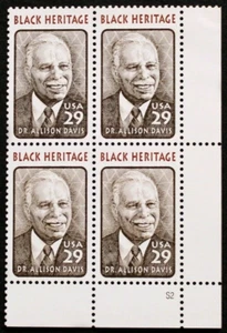 US Plate Blocks Stamps #2816 ~ 1994 29c Dr. Allison Davis MNH SP1958 - Picture 1 of 1