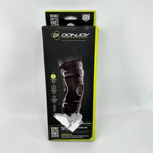DonJoy Bionic Drytex Knee Sleeve Black Medium Support Brace Joint Pain Relief - Picture 1 of 6
