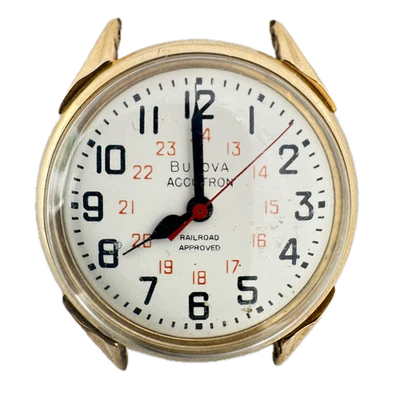 Reloj Pulsera Accutron 2857 De Colección Aprobado por Ferrocarril Tenedor de Afinación Para Hombre 214 10k GF Foto 1 de 3