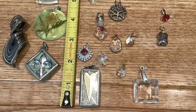 Jewelry Making Pendants including Jewel Kade, Art Glass, and Crystals. - Image 1 of 4