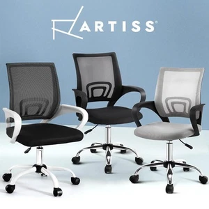 Artiss Gaming Office Chair Computer Mesh Office Chairs Executive Black Grey - Picture 1 of 32