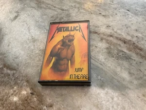 METALLICA JUMP IN THE FIRE CASSETTE 1983 UK First Ed. Red Label No barcode - Picture 1 of 3