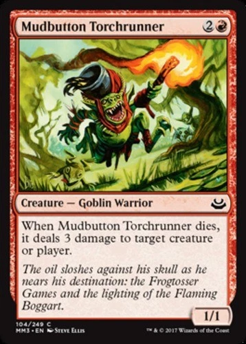 Mudbutton Torchrunner - Modern Masters 2017 #104/249 MTG Magic The Gathering - Image 1 of 1