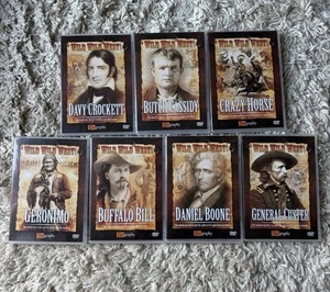 Biography Wild Wild West! DVD Bundle - Collection - Custer, Boone, Crockett, Etc - Imagen 1 de 3