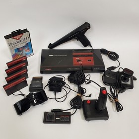 VTG Sega Master System Console Lot 3D Glasses Phaser Games Controllers Tested