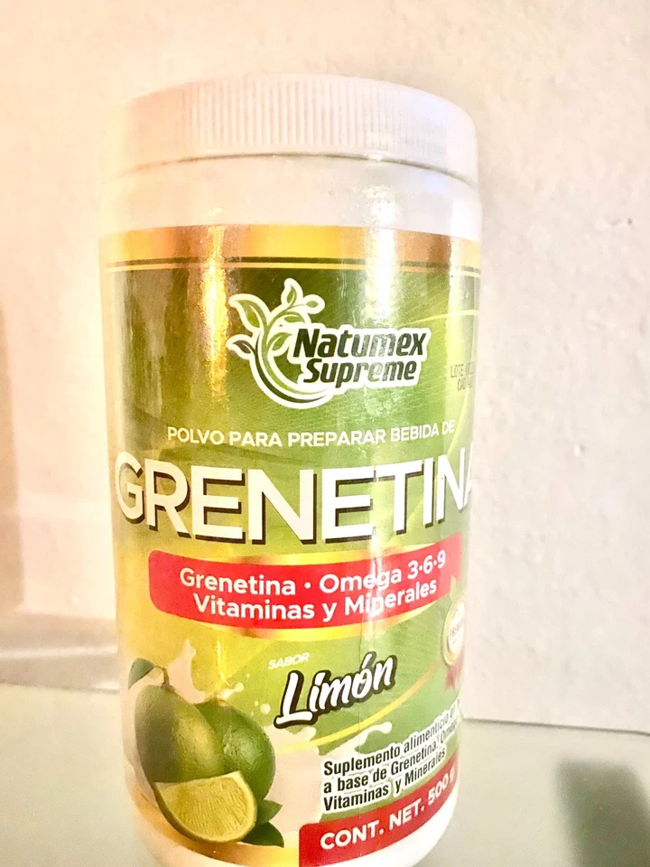 GRENETINA HIDROLIZADA 100% NATURAL (sabor limón/sabor limón) Naturamex Foto 1 de 1