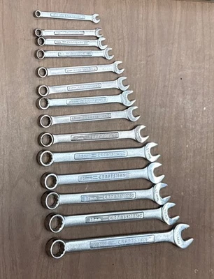 Juego de llaves combinadas métricas Craftsman EE. UU. 14 piezas 12 puntos 6 mm a 19 mm Foto 1 de 4