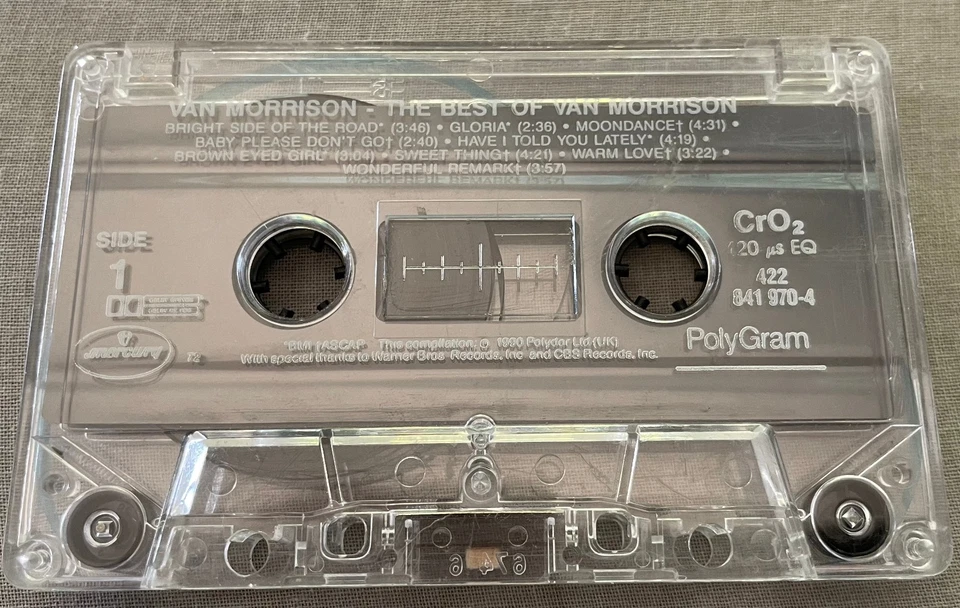 The Best of Van Morrison by Van Morrison 1990 Cassette Tape Only Pre-Owned Cond — 第 1/1 张图片
