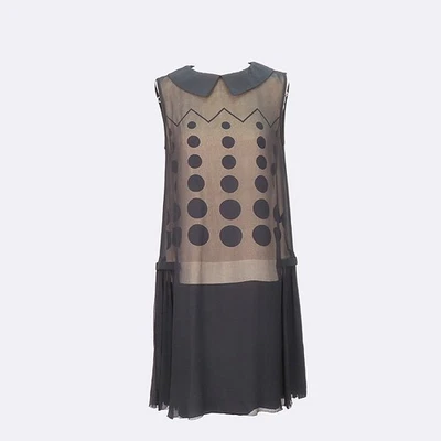 Vestido para mujer Jill Stuart color negro transparente patrón de puntos - talla S Foto 1 de 4