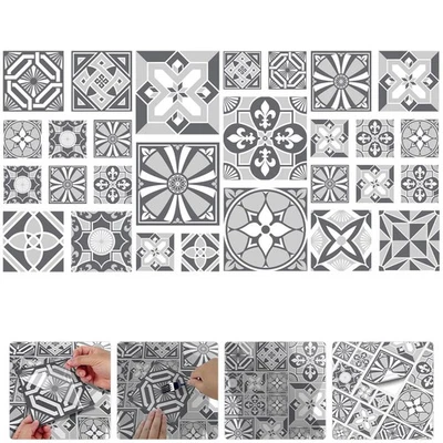  28 Pcs Peel and Stick Wall Tiles Stickers Removable Self Adhesive - image 1 of 4
