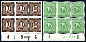 ALLIED OCCUPATION 1946 918HAN 4030 47, 922HAN 4015 47 ** MNH 250€(K7239 - Picture 1 of 1