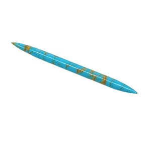 Blue Copper Turquoise Organic Stone Septum Spike TUSK size 14g to 1/2'' Custom - Picture 1 of 5