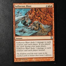 MTG Sulfurous Blast, Time Spiral 2006