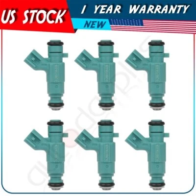 Juego de 6 inyectores de combustible para Chrysler Concorde Sebring Dodge Intrepid 2001-2003 2,7 L Foto 1 de 4