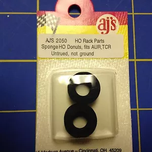 AJ'S 2050 Sponge Black Tires fits AUR , TCR HO cars untrued, not ground - Picture 1 of 1